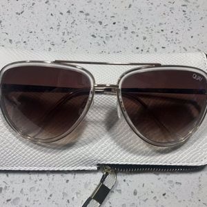 Quay x JLo "All In" Aviator Sunglasses
